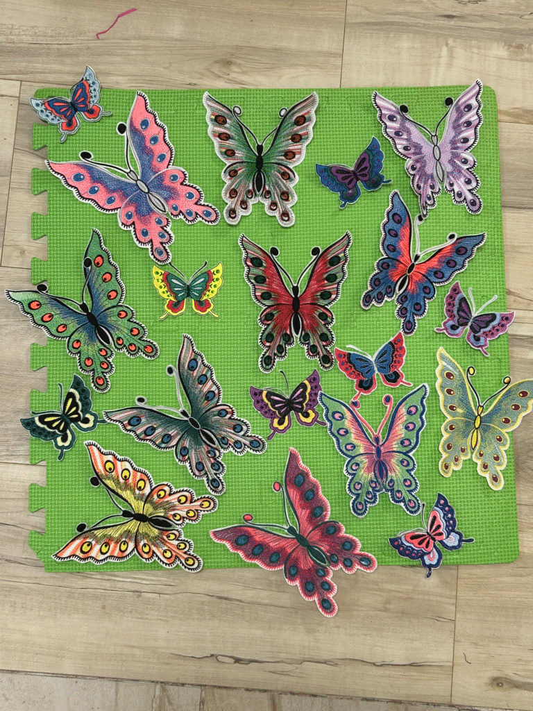 butterfly embroidery